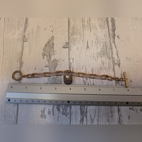 Michael Kors rose gold and pink link crystal padlock set - Picture 15 of 15